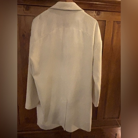 RW&CO Cream Textured Oversized Blazer • Minimalist Quiet Luxury Timeless M/L Fit - Picture 3 of 13